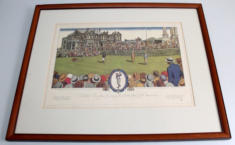 LTD ED 1930 CURRIER & IVES GOLF BOBBY JONES (1 of 9)
