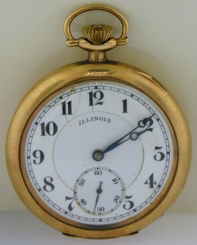 ILLINOIS  21J 16 SZ POCKET WATCH c1915 (1 of 7)