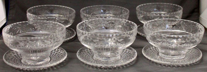 6 FINE ENGLISH STUART CRYSTAL BEACONSFIELD (1 of 6)