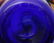 LARGE BLENKO COBALT VASE WITH TOPAZ SNAKE - 9