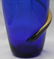 LARGE BLENKO COBALT VASE WITH TOPAZ SNAKE - 3