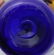 LARGE BLENKO COBALT VASE WITH TOPAZ SNAKE - 7