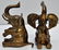 VINTAGE BRASS ELEPHANT BOOKENDS