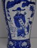 TALL CHINESE BLUE & WHITE VASE SCHOLAR - 2