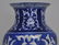 TALL CHINESE BLUE & WHITE VASE SCHOLAR - 4