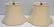 PAIR CARVED ALABASTER TABLE LAMPS - 8