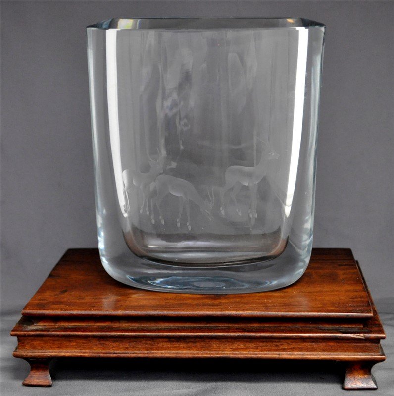 STROMBERGSHYTTAN CRYSTAL VASE STROMBERG (1 of 6)