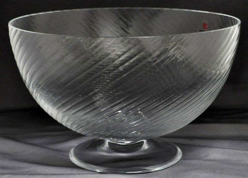 LARGE CARLO MORETTI MURANO RIGADIN BOWL (1 of 6)