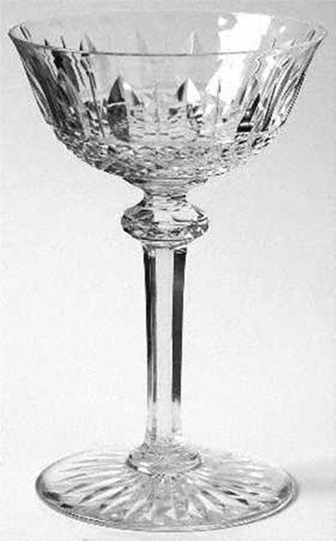 6 FRENCH SAINT LOUIS CRYSTAL TOMMY CHAMPAGNE SAUCERS (1 of 7)