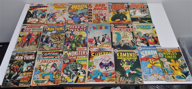 19 VINTAGE DC & MARVEL COMIC BOOKS (1 of 10)