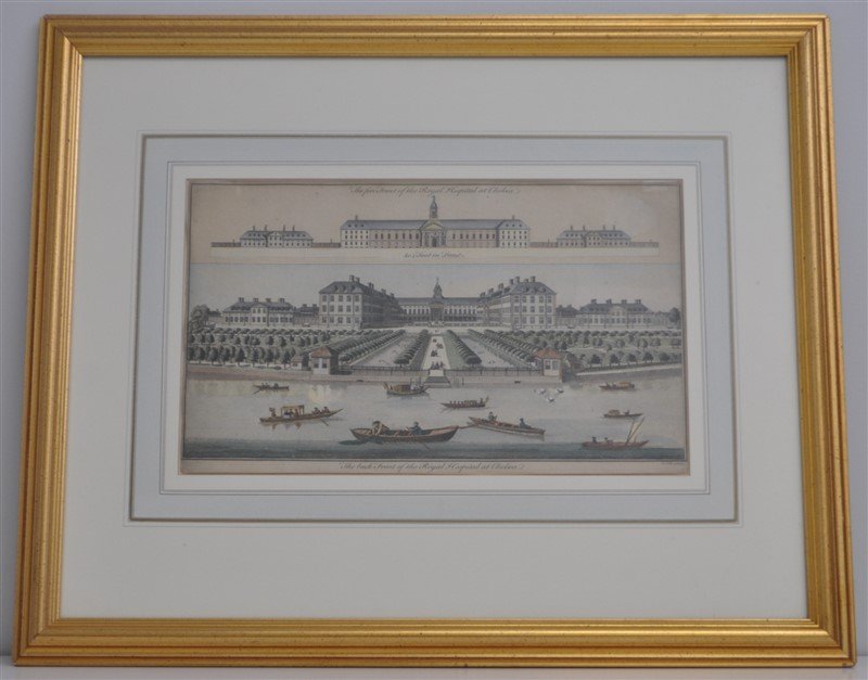 1756 ENGLISH HAND COLORED COPPER PLATE ENGRAVING (1 of 8)