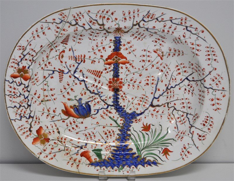MONUMENTAL GEORGIAN DERBY KAKIEMON MEAT PLATTER (1 of 10)