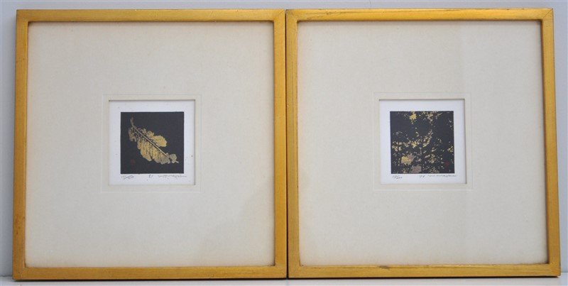 PAIR OF MAKI HAKI JAPANESE WOODBLOCKS (1 of 4)