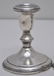 5 pc STERLING SILVER CUP & CANDLESTICKS. - 3