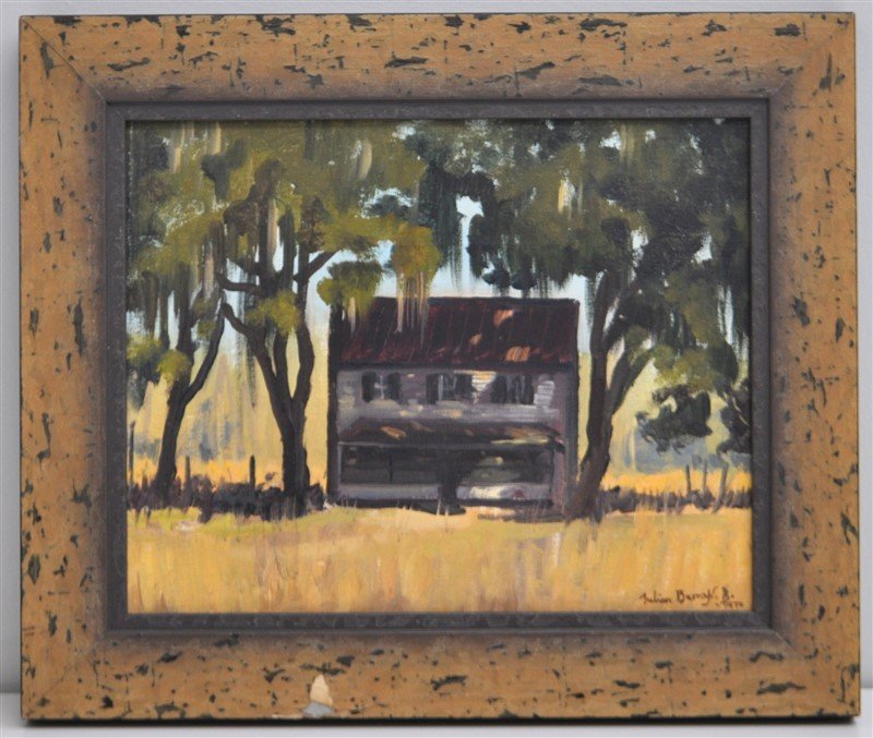 JULIAN BARROW (1939-2013) OIL PINOPOLIS SC (1 of 7)