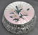 LARGE ENGLISH STERLING PINK GUILLOCHE ENAMEL DRESSING