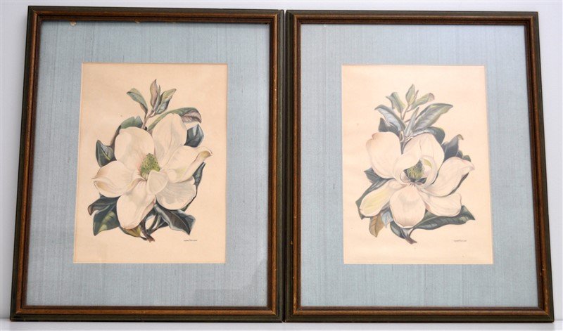 2 1949 AGNES HARRISON MAGNOLIAS FRAMED (1 of 5)