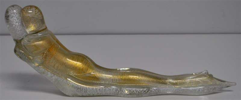 SIGNED  MURANO LOVERS SCULPTURE (1 of 8)