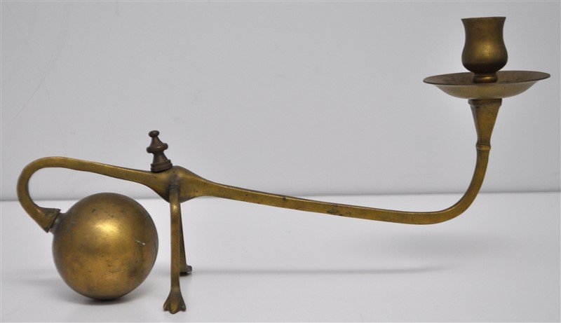 SARREID MID CENTURY BRASS CANDLE (1 of 7)