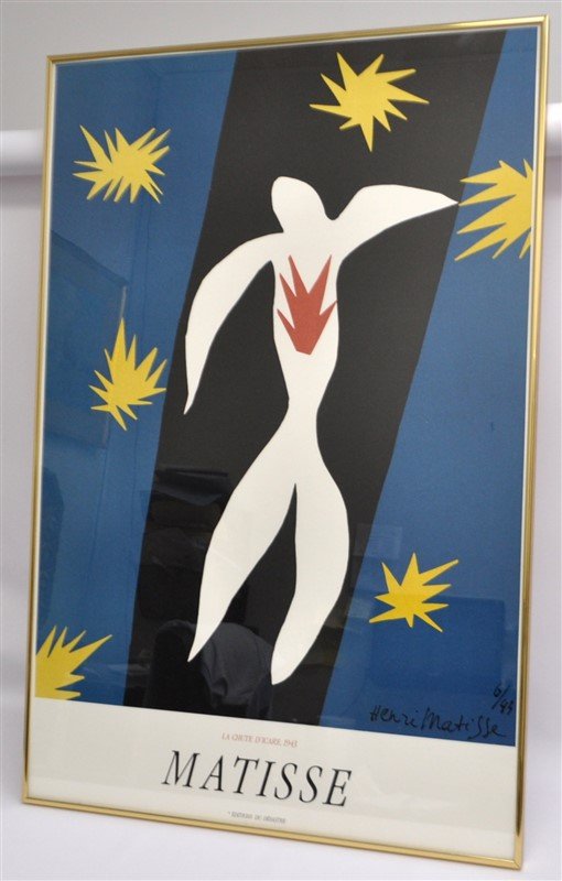 HENRI MATISSE LA CHUTE D'LCARE FRENCH LITHOGRAPH 1988 (1 of 6)