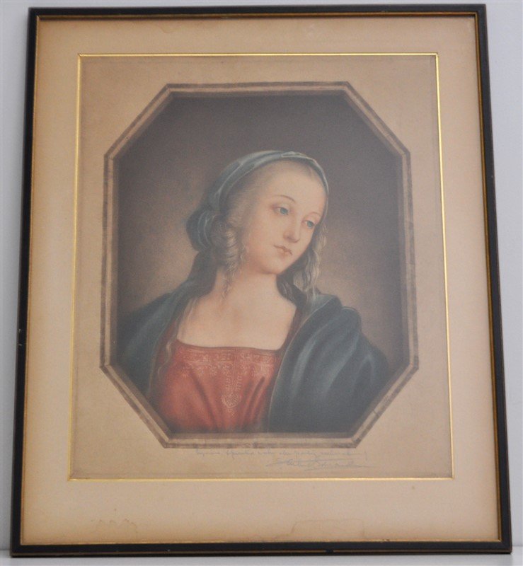 19th c. FRENCH HAND COLORED ENGRAVING (1 of 7)