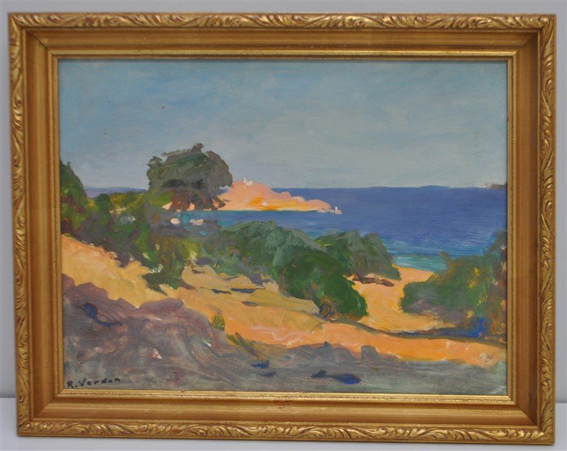 RAYMOND JEAN VERDUN (1873-1954) OIL FRENCH (1 of 6)