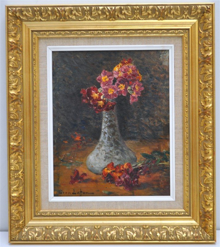 JEAN KEULEYAN LAFON (1886-1973) STILL LIFE FLOWERS (1 of 6)