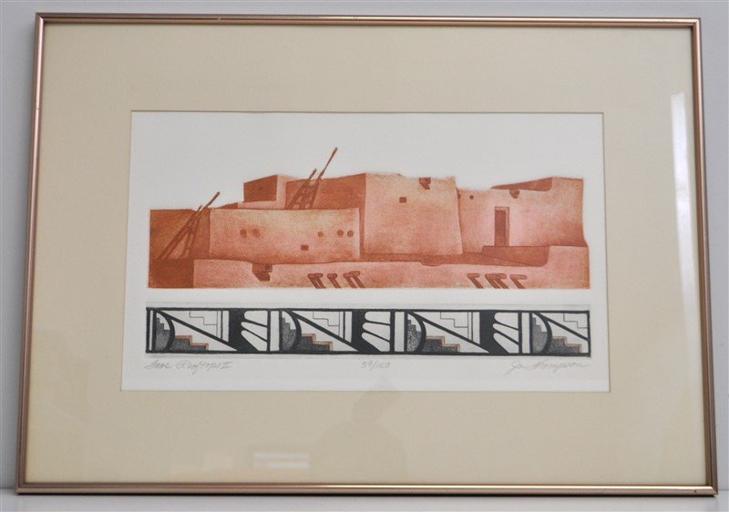 JO THOMPSON LTD ED TAOS ROOFTOPS (1 of 5)