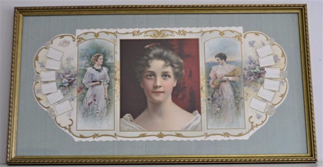 1899 YOUTH'S COMPANION FRAMED CALENDAR (1 of 6)