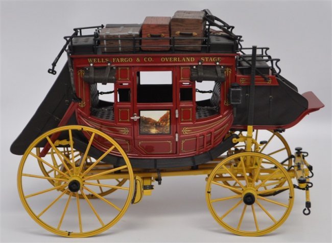 1868 WELLS FARGO STAGECOACH DIECAST MODEL (1 of 10)