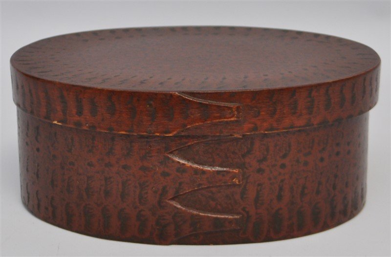 CAROLYN FANKHAUSER PAINTED SHAKER BOX (1 of 6)