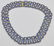 DAVID ANDERSON STERLING ENAMELED NECKLACE