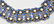 DAVID ANDERSON STERLING ENAMELED NECKLACE - 2
