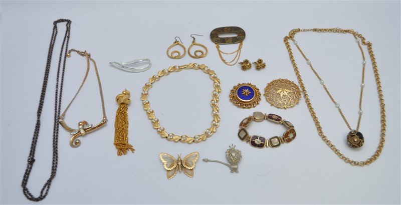 14 pc VTG FLORENZA - MONET + MORE  COSTUME JEWELRY (1 of 9)