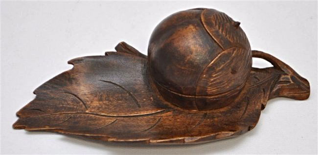 ANTIQUE CHARTER OAK INKWELL CONNECTICUT (1 of 5)