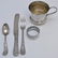 VICTORIAN EXTRA COIN SILVER PLATE CHILDRENS SET - 2