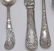 VICTORIAN EXTRA COIN SILVER PLATE CHILDRENS SET - 3
