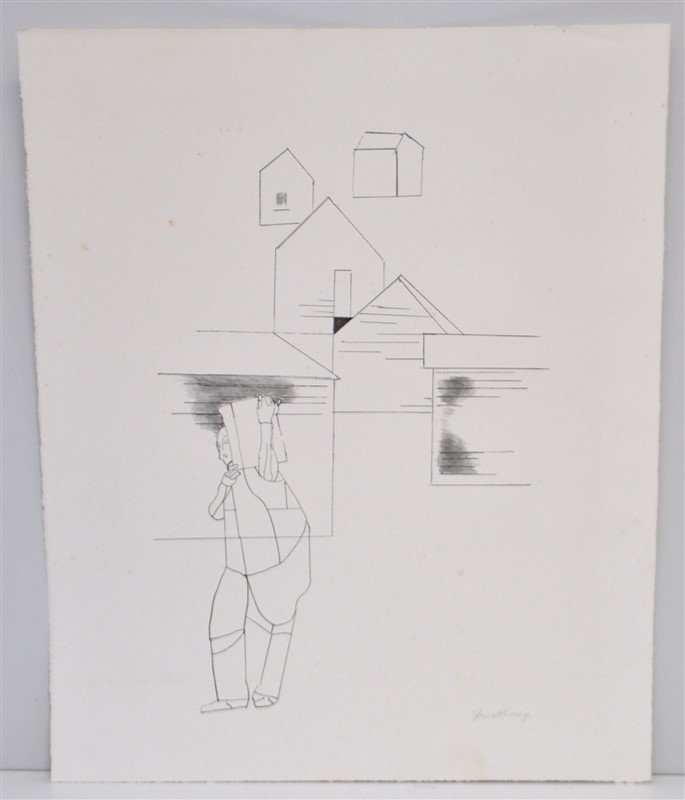 SIGNED ROBERT GWATHMEY (1903-1988) LITHOGRAPH (1 of 9)
