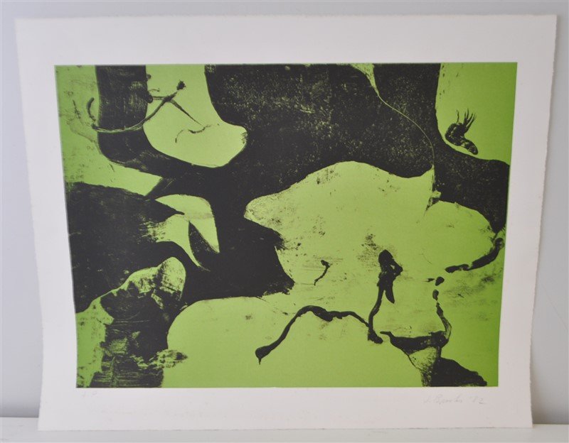 SIGNED JAMES BROOKS (1906 - 1992) LITHOGRAPH A/P (1 of 9)