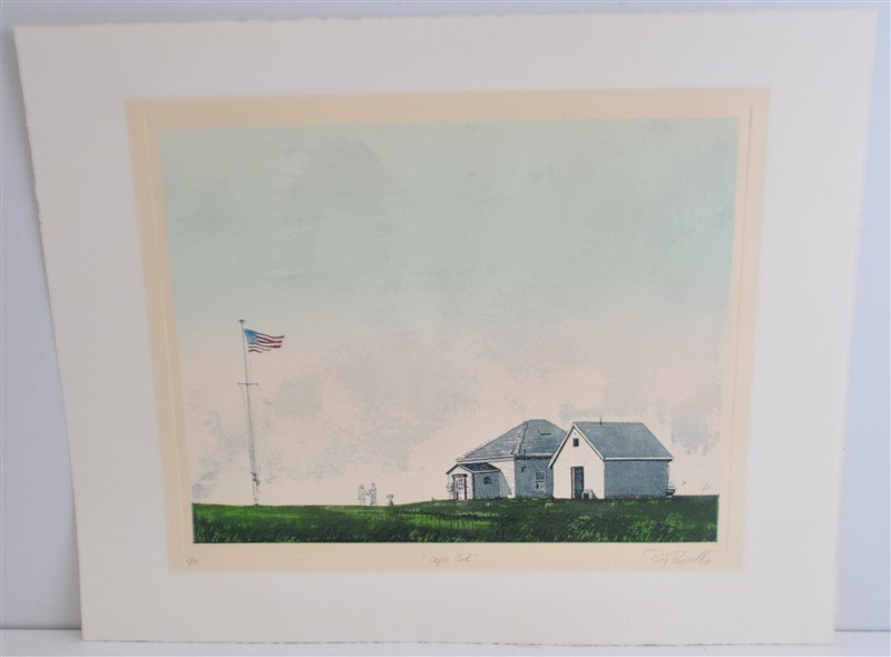 ROY PURCELL(AMERICAN B.1936) CAPE COD ETCHING (1 of 9)