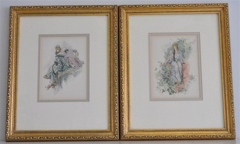 2 FRAMED HARRISON FISHER PRINTS (1 of 7)