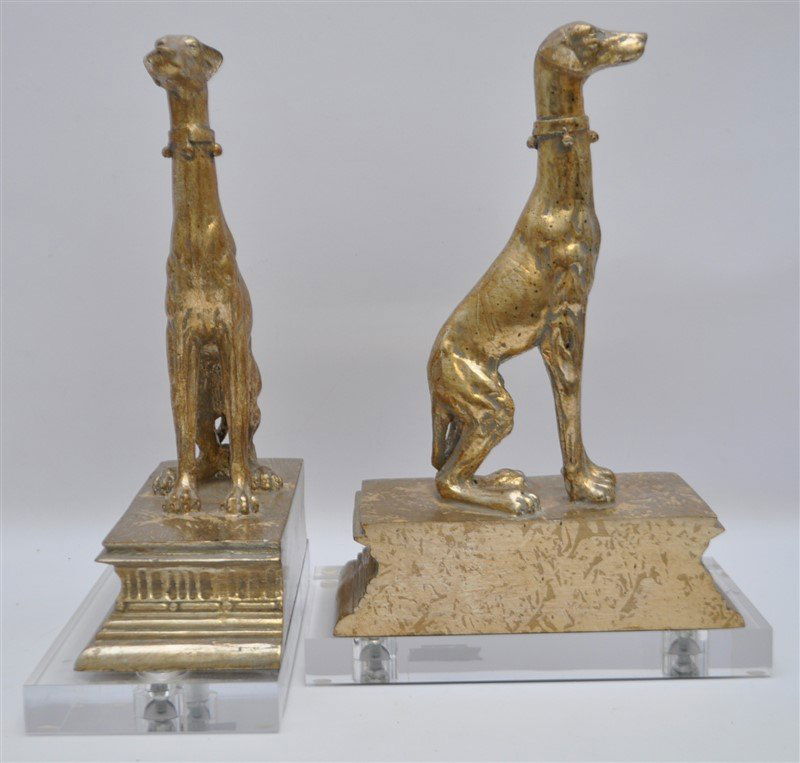 CONTEMPORARY WHIPPET BOOKENDS (1 of 9)