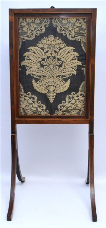 GEORGE III MAHOGANY FIRE SCREEN (1 of 10)