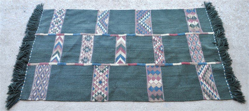 AL-HWEITAT BEDOUIN PANEL HAND MADE WOOL RUG (1 of 8)