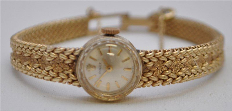 ROLEX 14K GOLD LADIES DRESS WATCH (1 of 6)