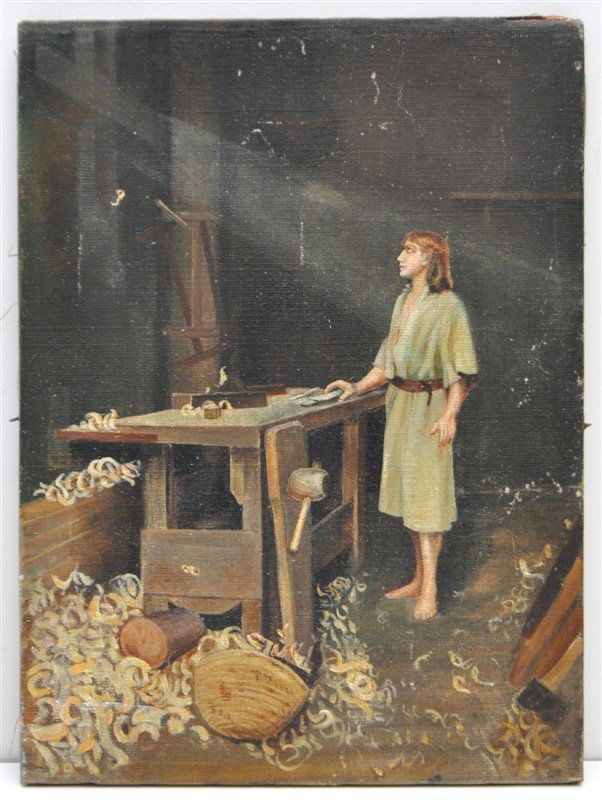 VICTORIAN OIL ON CANVAS - JOSEPH (1 of 9)