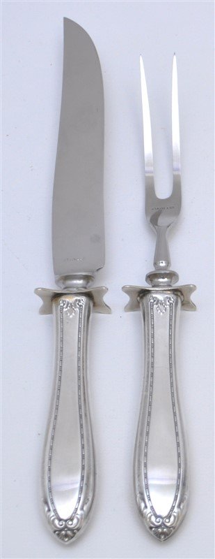 2PC STERLING STEAK CARVING SET (1 of 4)