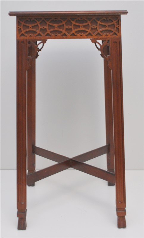 CHINESE CHESTNUT PLANT STAND / OCCASIONAL TABLE (1 of 6)