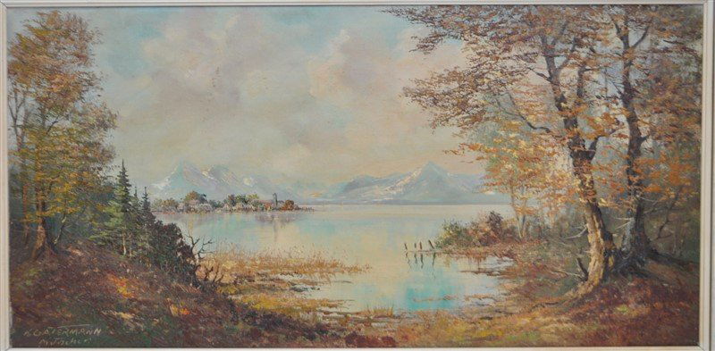KARL GATERMANN OIL GERMAN LANDSCAPE (1 of 9)