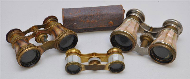 3 PC MOP OPERA GLASSES - PARIS (1 of 10)